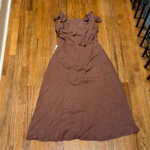 altar’d state brown midi dress thumbnail 6