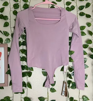 Skims Essentials Bodysuit Dusk Small/medium NWT women’s preppy hot trending thumbnail 1
