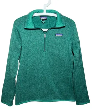 Patagonia Better Sweater Pullover Fleece 1/4 Zip Green thumbnail 1