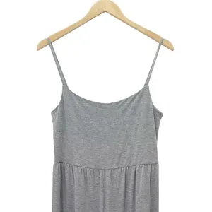 Quince Gray Tencel Jersey Wide Leg Jumpsuit Cami One Piece Sz Large Soft Stretch thumbnail 5