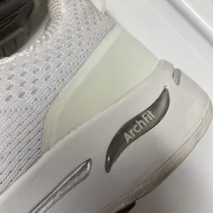 Skechers Women’s Go Walk Arch Fit White Lace Up Low Top Running Shoes Size 9.5 thumbnail 5