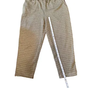 Maeve by Anthropologie Tan Plaid Pull on Pants Sz XS‎ thumbnail 9