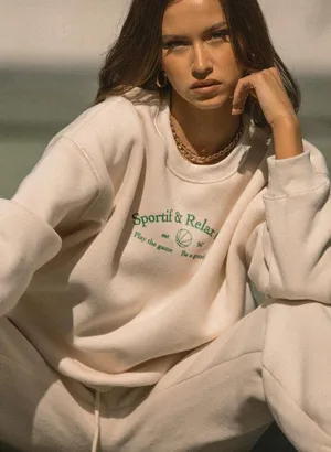 Princess Polly Oversized Crewneck thumbnail 2