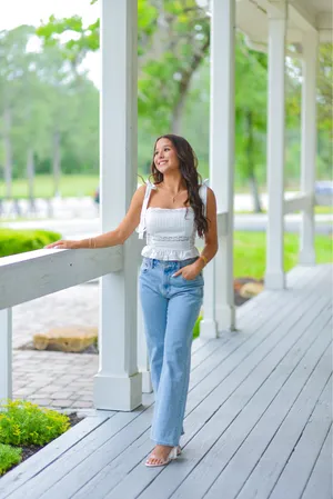 Princess Polly Top White thumbnail 2