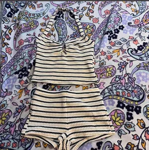 SheIn black tan two piece outfit thumbnail 3