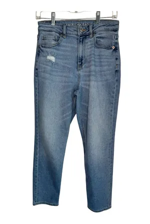 American Eagle Outfitters Straight Leg Mom Jeans thumbnail 1