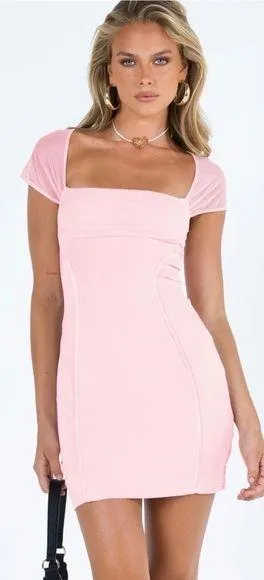 Princess Polly Pink Diera Mini Dress NWT thumbnail 1