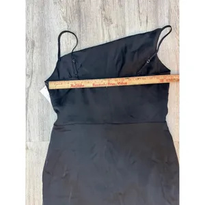 Birdy Grey Jennifer Matte Satin Black Dress, Bridesmaid, Formal, Evening, XL NWT thumbnail 6