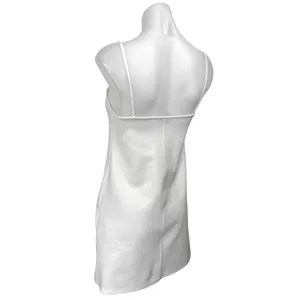 Zara White Sleeveless Square Neck Cami Camisole Slip Tank Mini Dress Size S thumbnail 4