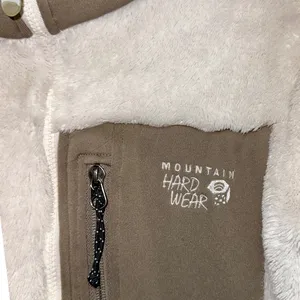 Mountain Hardwear Monkey Fleece Jacket Medium‎ Full Zip High Pile Sherpa Cream thumbnail 3