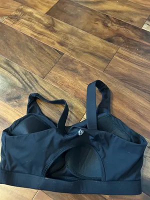 Running Girl Amazon Black Sports Bra thumbnail 2