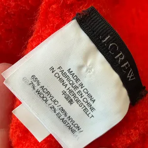 J. Crew Red Knit Scarf - C22-005 thumbnail 3