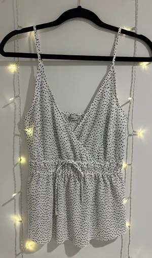 Abercrombie & Fitch Satin Polka Dot Camisole thumbnail 1