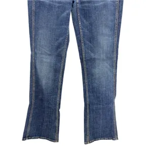 Ralph Lauren Dungarees Bootcut Jeans 28 Mid Rise Dark Wash Made in USA Y2K thumbnail 4