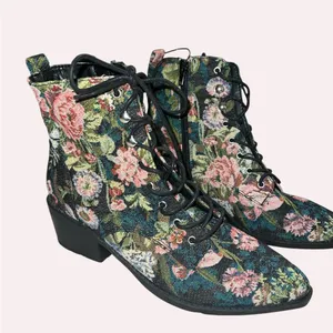Indigo rd. Floral Ankle Boots thumbnail 6