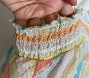 Lovers + Friends Tiered Ruffle Striped Mini Dress thumbnail 14