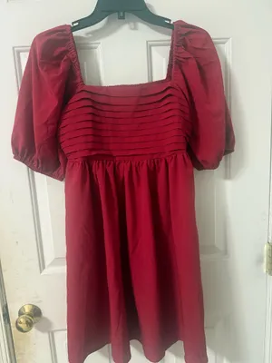 Boutique Dress Burgundy Red Mini thumbnail 1