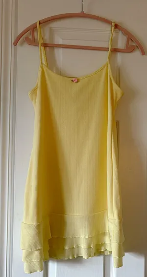 Edikted Mini Dress Yellow thumbnail 1