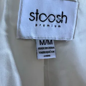 Stoosh Cow Print Faux Fur Coat Dark Brown Crème NWOT thumbnail 6