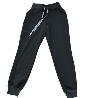 Figs Zamora‎ Jogger Women S Black High Waisted Technical Scrub Pants W22SW2012 thumbnail 1