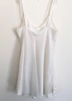 Alexandra Nicole White Lacey lingerie Negligee S thumbnail 5
