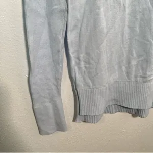 Victoria's‎ Secret Women's Size Small Crewneck Sweater Light Blue Semi-Sheer thumbnail 5
