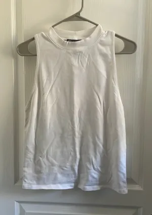 White ZARA Tank Top thumbnail 1