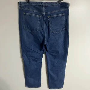 Abercrombie Fitch Curve Love Ankle Straight High Rise Jeans Women's Size 18/34 R thumbnail 12