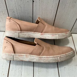 Women's Shoes Frye Ivy Slip On Sneakers Shoes Comfort Blush Pink Size 8.5 Casual thumbnail 3