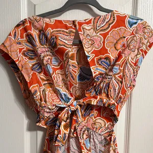 MISA LA Dana Mae Tiered Floral Open Back Maxi Dress Boho Resort Maximalist thumbnail 4