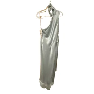 AQUA Long‎ Scarf Bias Cut Gown Size 12 thumbnail 8