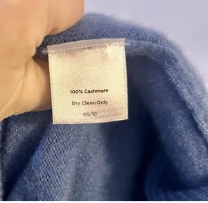 Women's 100% Pure Cashmere V Neck Long Sleeve Sweater Size M thumbnail 3