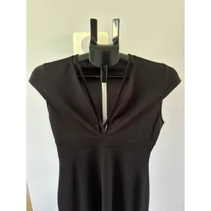 River Island Women's‎ Black Short Sleeve V-Neck Dress Size 10UK 6US thumbnail 2