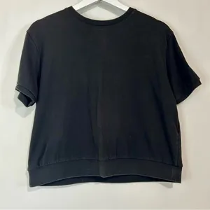 Oak + Fort Women’s Short Sleeve T-Shirt Black Size Small EUC thumbnail 1