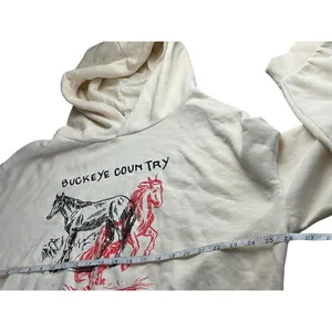 Zach Bryan Buckeye Country Superfest‎ 2024 Hoodie Cream 2XL Independent PRM2600C thumbnail 4
