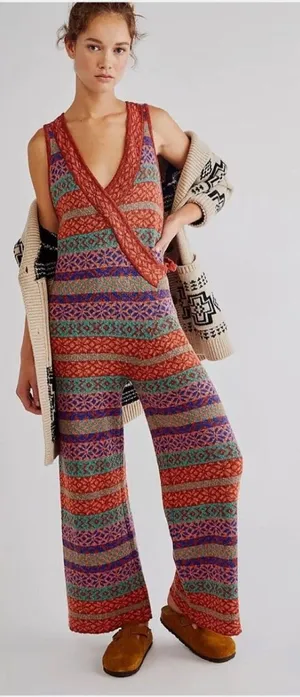 Free People “Snowfall Kind of Love” One‑Piece Jumpsuit Size Small NWT thumbnail 1
