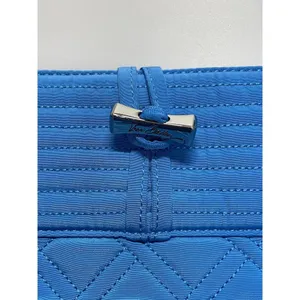 Vera Bradley Quilted Fabric Blue Large Tote thumbnail 2