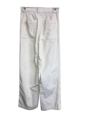 Madewell Emmett Wide-Leg Mid-rise Pants in Corduroy Cream Size 23 thumbnail 4