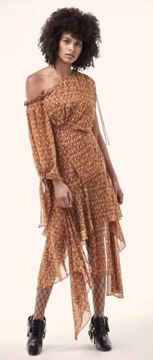 ACLER Aurora Dress in Amber Crescent Size 2 thumbnail 1