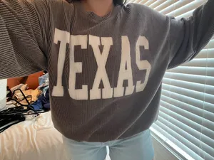 Lane 201 Texas sweatshirt purple/grey thumbnail 1