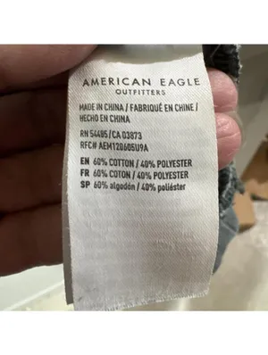 Cozy AF American Eagle Hoodie - Sherpa Lined, Size M thumbnail 3