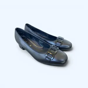 Ara Gallant High Soft Black Leather Pumps Low Heel Comfort Shoes Women’s 6.5 thumbnail 2