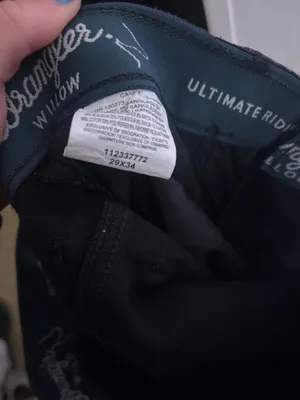 Black Bootcut Wrangler Jeans thumbnail 3