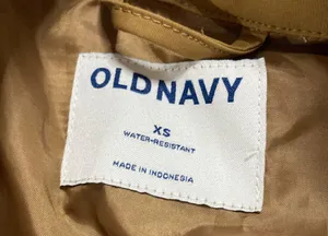 Old Navy NWT Water-Resistant Tie-Belt Trench Coat thumbnail 9