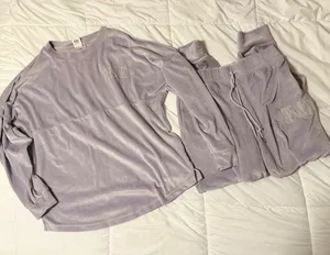 Pink Victoria's Secret Lavender lounge set size Medium thumbnail 1