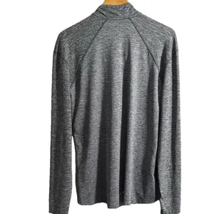 Nike Heathered Gray Long Sleeve Pullover thumbnail 6
