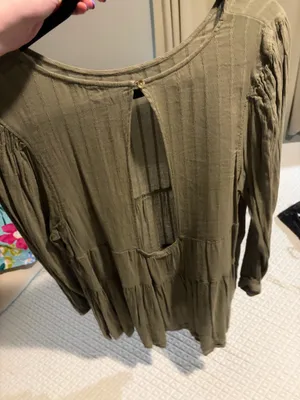 American Eagle open back long sleeve top thumbnail 2