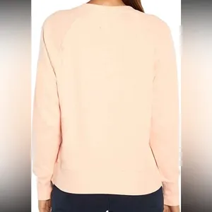 Gap women's henley pullover sweatshirt peachy pink Melba size medium preloved thumbnail 3