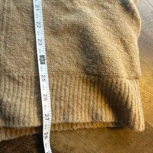 Banana Republic Sleeveless Cowl Turtleneck M Wool Sweater Alpaca Spandex thumbnail 9