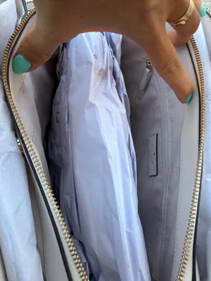 Kate Spade Dumpling Ivory Leather Tote Bag thumbnail 8
